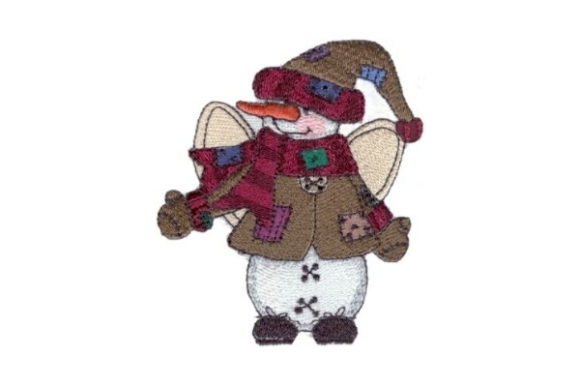 Angelic Snowman Brownie