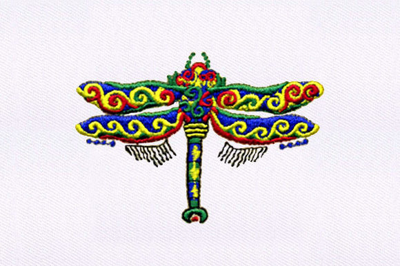 Motif Dragon Fly